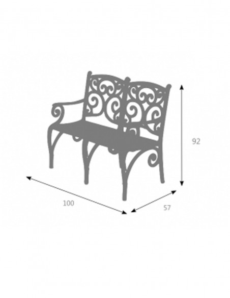 Muebles de exterior con poco peso y alta resistencia
