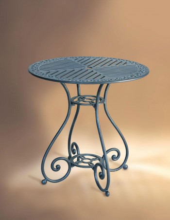 Mesas para hostelería en verde forja