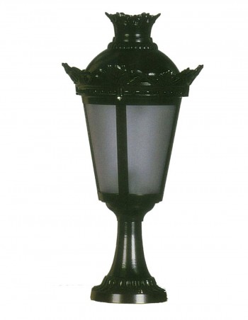 Lámpara para muros con cabezal isabelino