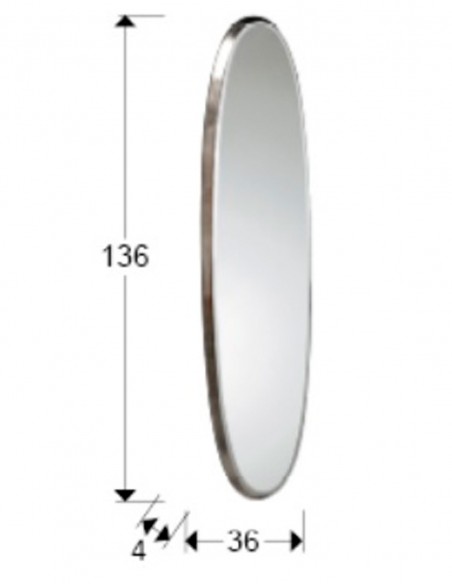 Espejo Aries Schuller Pan de Plata