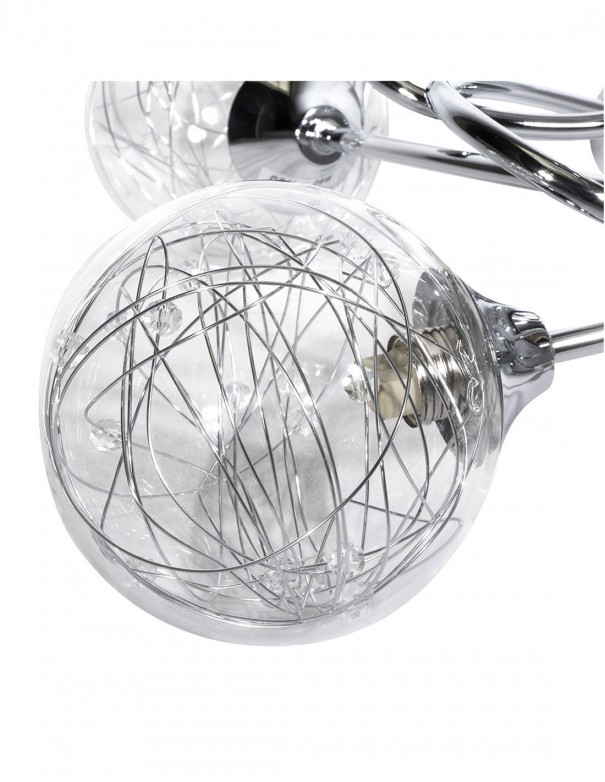 Sobremesa con tulipa de cristal e Hilo