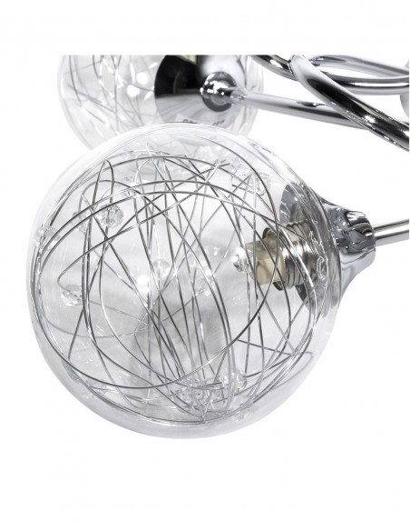 Sobremesa con tulipa de cristal e Hilo