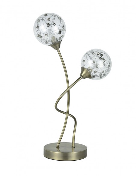 Oferta en lámparas de sobremesa de 2 luces