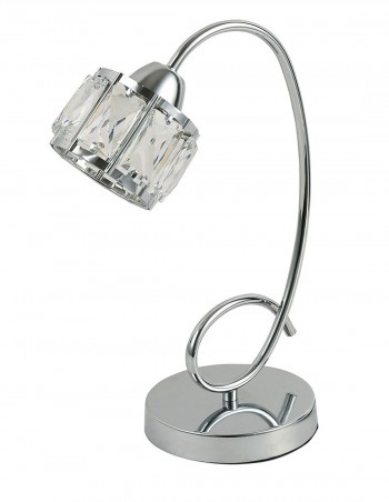 Sobremesa de oferta cromado con cristal