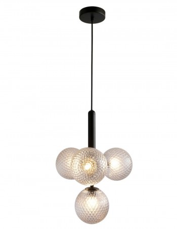 Lámpara retro con 4 luces