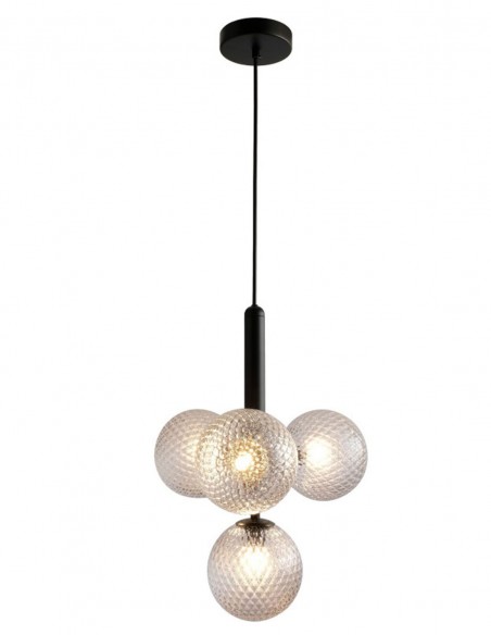 Lámpara retro con 4 luces