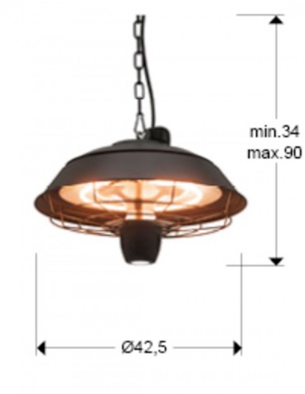 Estufa Exterior Heat Vintage