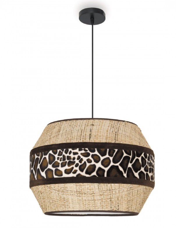 Lámpara de techo imitación piel de jirafa