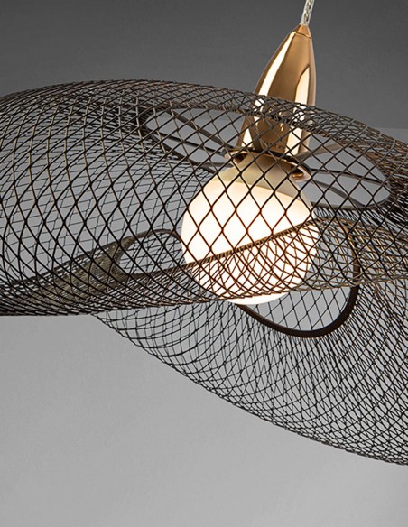 Lámpara Malla Metálica Schuller