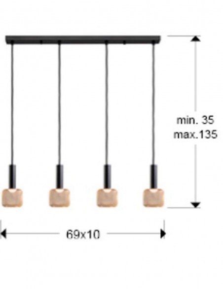 Sincro Lámpara Lineal Schuller
