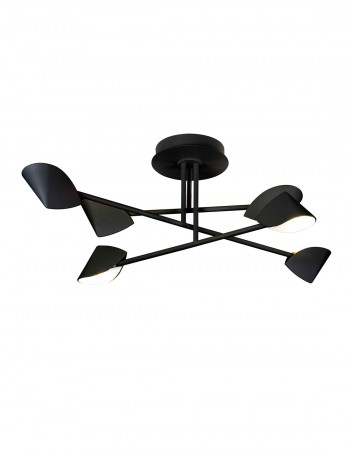 Capuchina Plafón Negro 6...