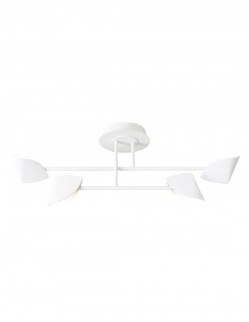 Capuccina Plafón Blanco 4...