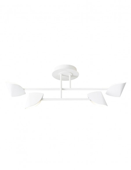 Capuccina Plafón Blanco 4 Luces Mantra