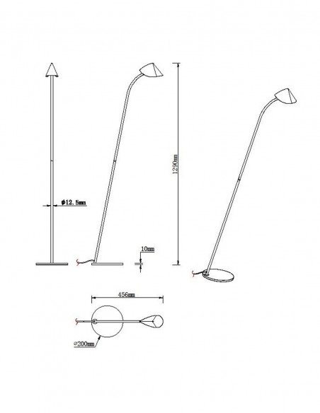 Capuccina Pie de Salón Negro Mantra