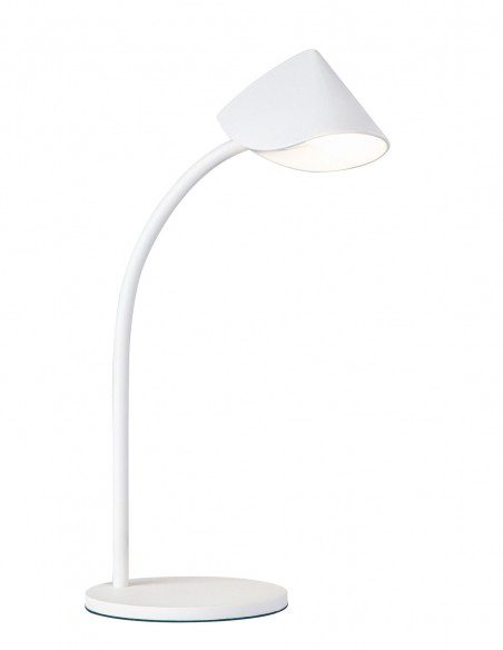 Capuccina Lámpara de Mesa Blanco Mantra