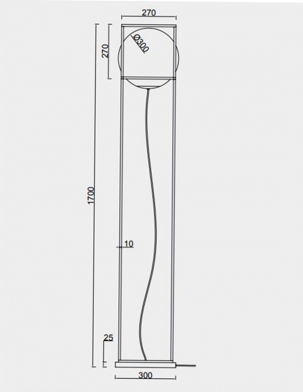 Mantra Desigual Lámpara Pie 160 ó 170 cm