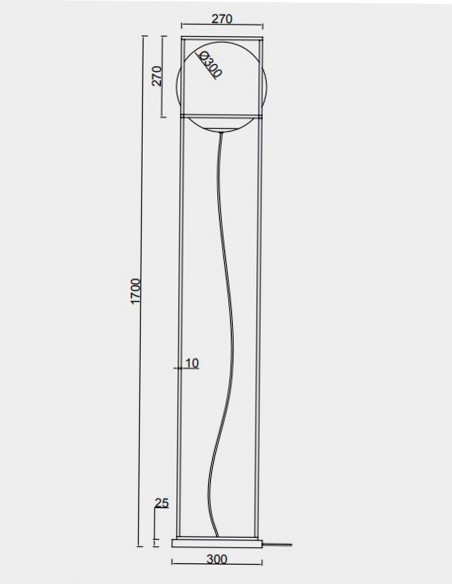 Mantra Desigual Lámpara Pie 160 ó 170 cm