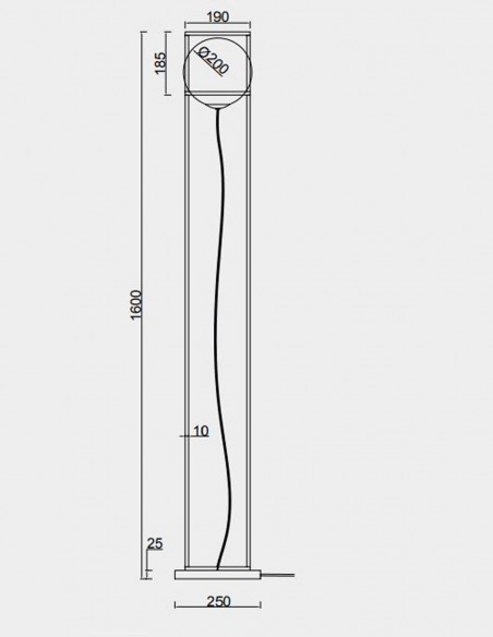 Mantra Desigual Lámpara Pie 160 ó 170 cm