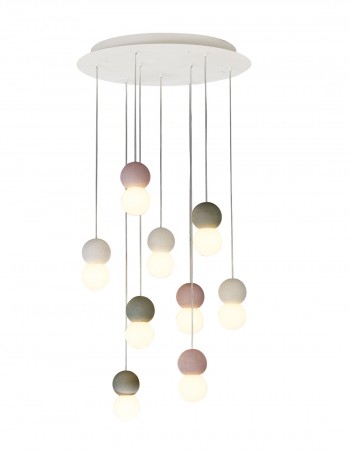 lámpara galaxia 9 luces