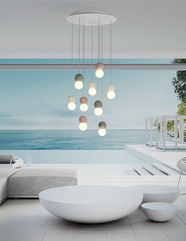 Mantra Lámpara Hormigón