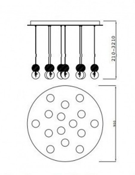 Mantra Lámpara Hormigón
