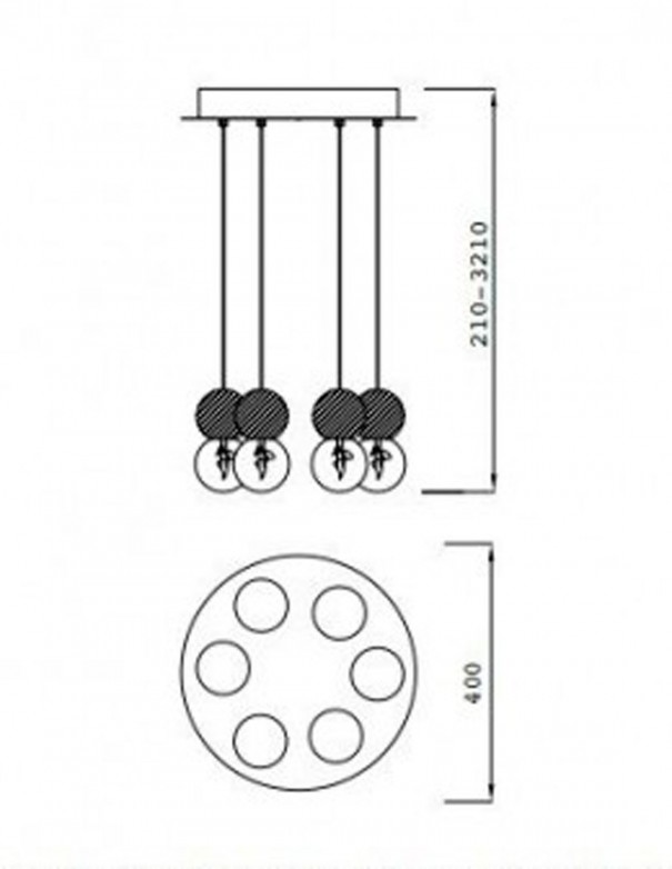 Mantra Lámpara Hormigón Galaxia