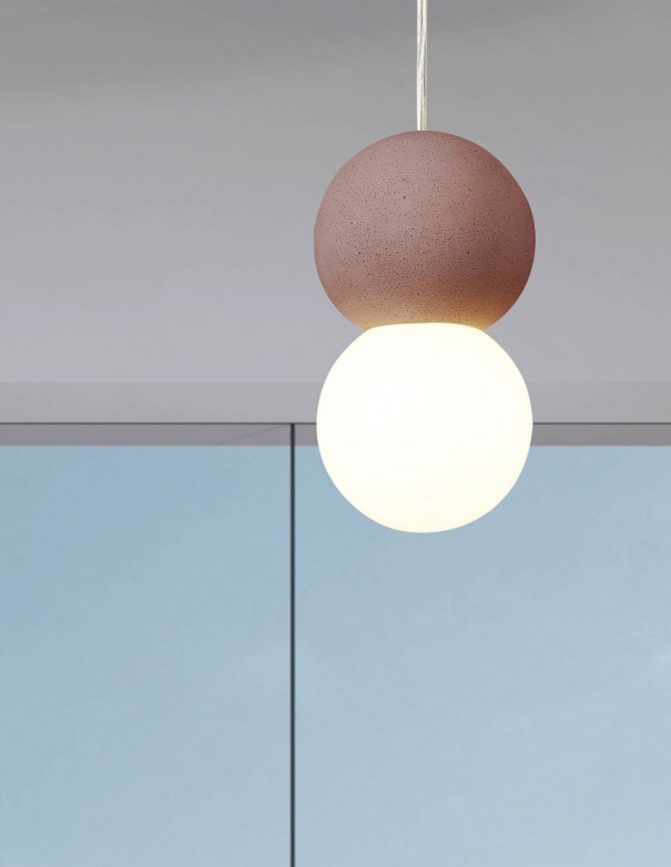 lámpara galaxia roja