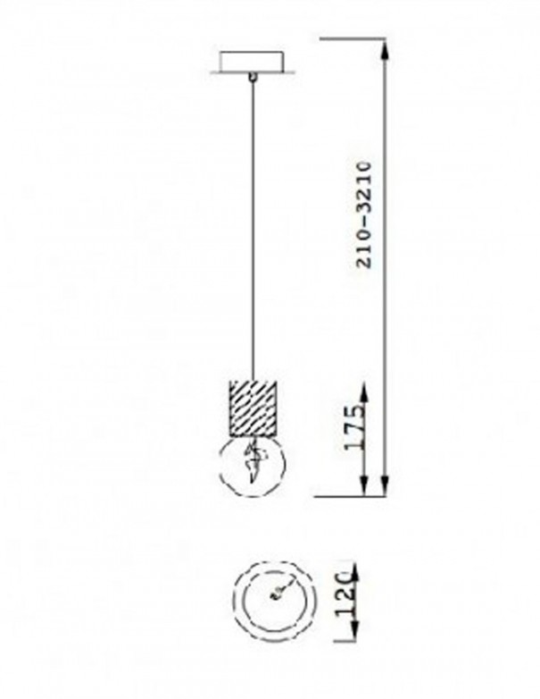 Mantra Lámpara Galaxia Blanca