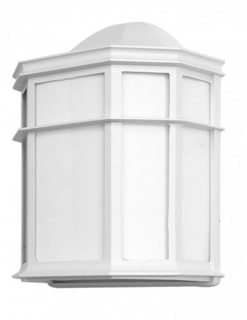 Aplique de aluminio blanco