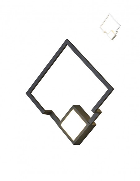 Mantra Boutique Aplique de Pared 17,5W Blanco o Negro