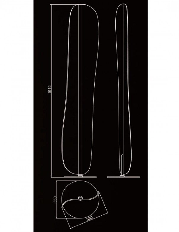 Mantra Bianca Lámpara de Pie