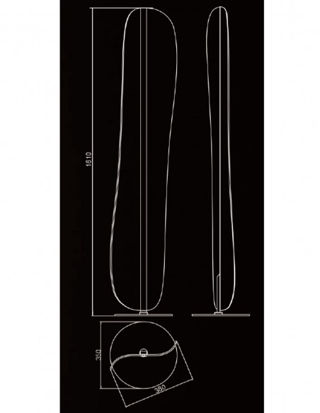 Mantra Bianca Lámpara de Pie