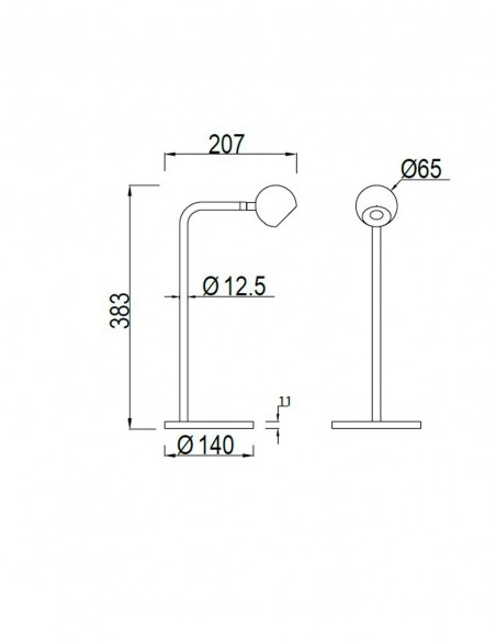 Mantra Eyes Lámpara de Mesa