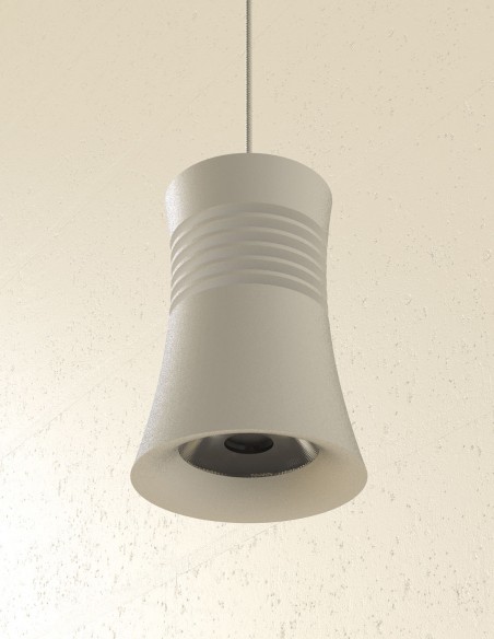 Mantra Pagoda Colgante Carril Trifásico Blanco 3000 ó 4000K GU10