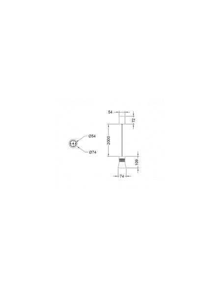 Mantra Pagoda Colgante Carril Trifásico Blanco 3000 ó 4000K GU10