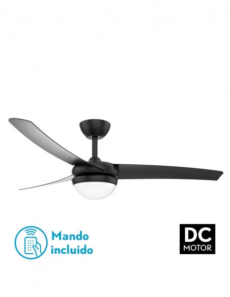 Kusi Ventilador Fabrilamp Negro