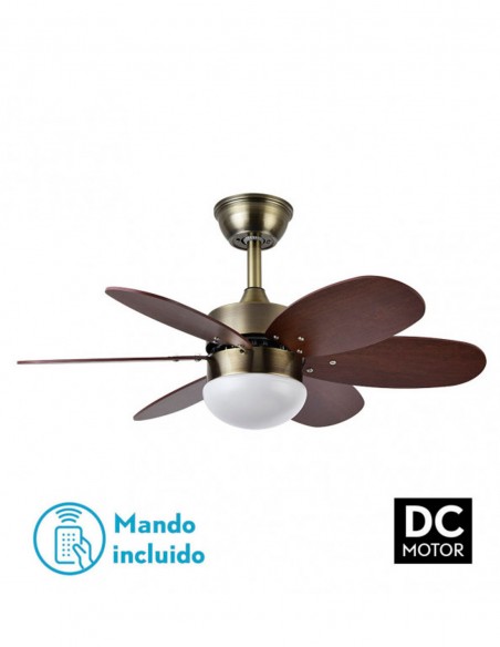 Ventilador de Techo Pequeño Motor DC Fabrilamp