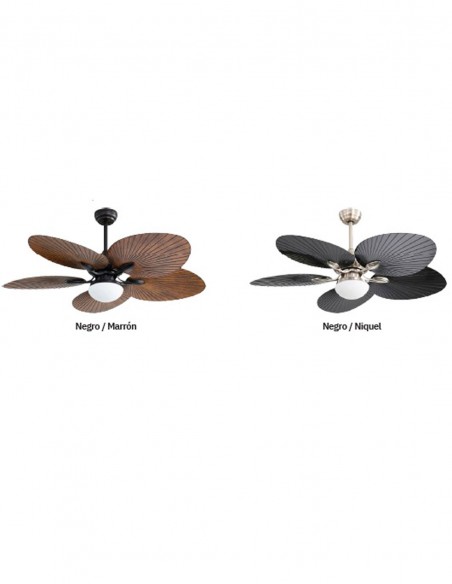 Ventilador de Techo Hoja de Palma Tropical