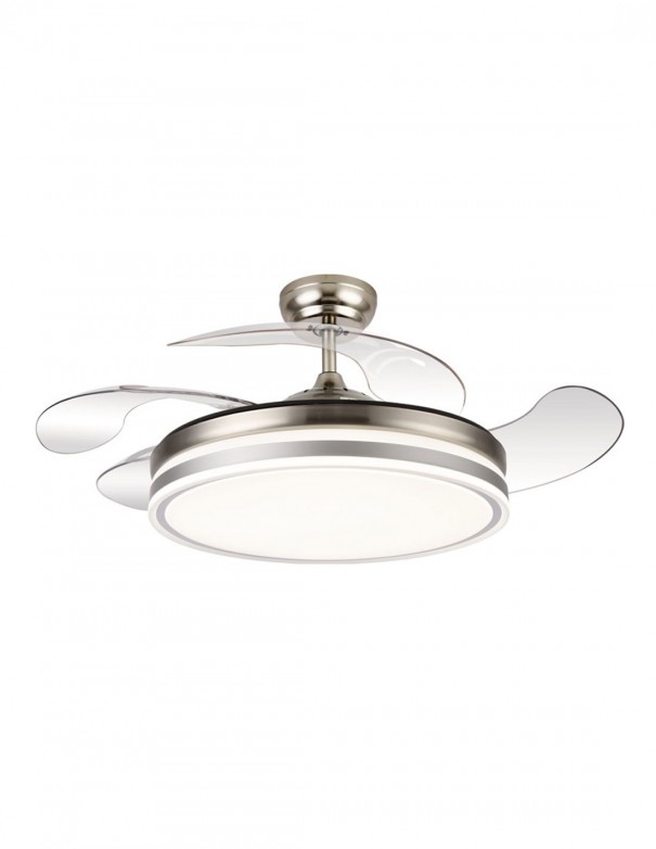 Ventilador aspas desplegables níquel