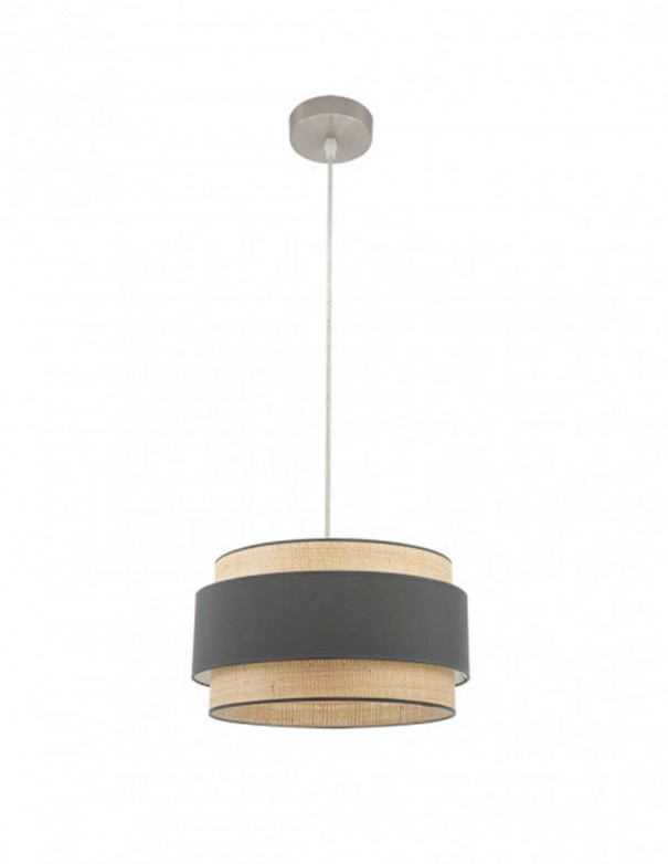 Kandy Lámpara Natural y Gris 30, 40, 50 ó 60 cm