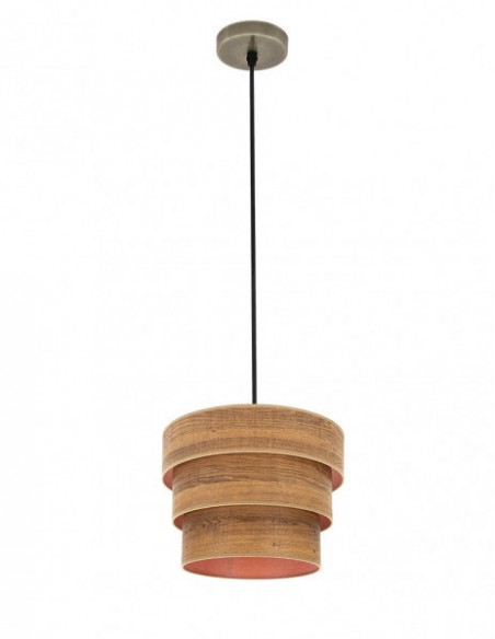 lampara smile madera oscura