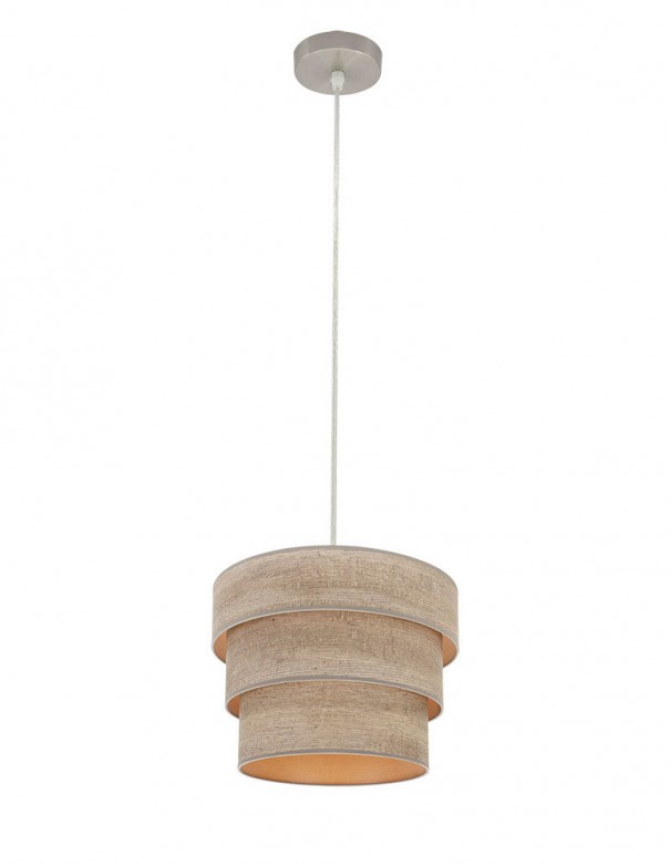 Lámpara Tejido Imitación Madera Gris 40 ó 50 cm