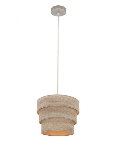 Lámpara Tejido Imitación Madera Gris 40 ó 50 cm