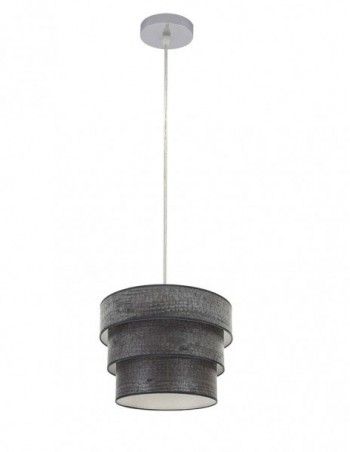 lampara imitación madera negra