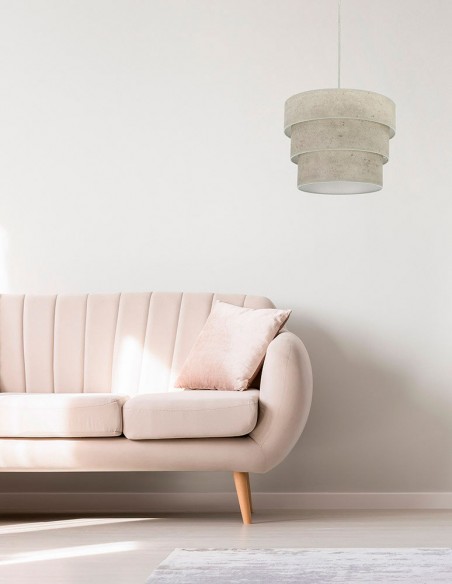 Lámpara Tejido Imitación Cemento 40 ó 50 cm