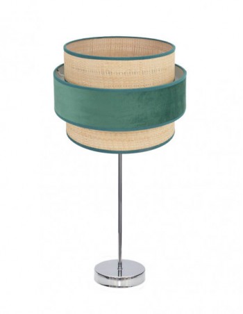 Lámpara de Mesa Arpillera y...