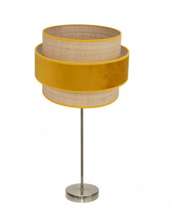 Lámpara de Mesa Arpillera y...