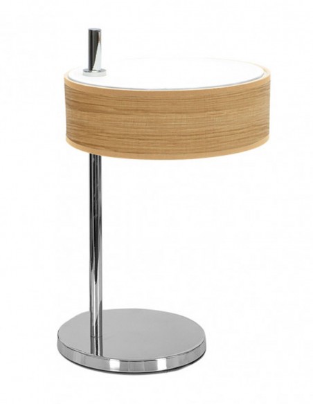 Haití Lámpara de Mesa Madera Clara