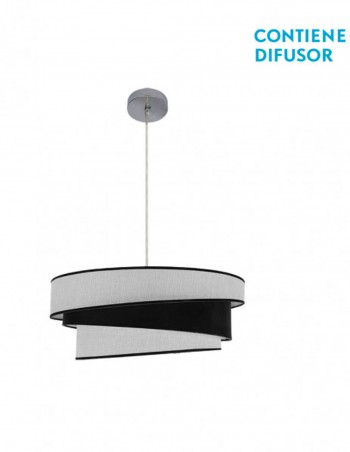 Hara Lámpara Blanco y Negro...