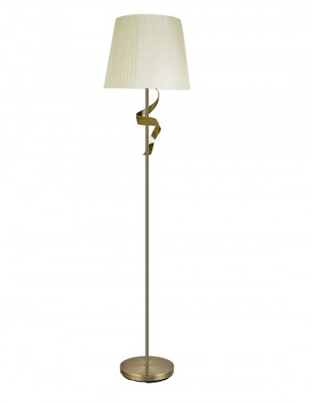 Lámpara de suelo dorada